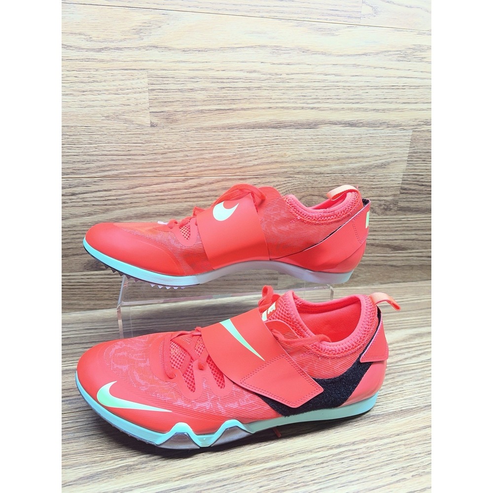 Nike Men 13 Pole Vault Elite Track & Field Jumping Spikes Crimson FZ9649-600 - Picture 4 of 10